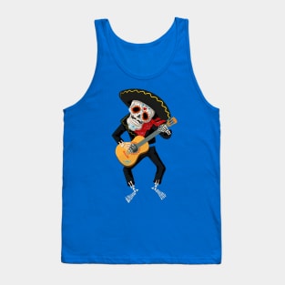 Sugar Skull Guitarist Tank Top